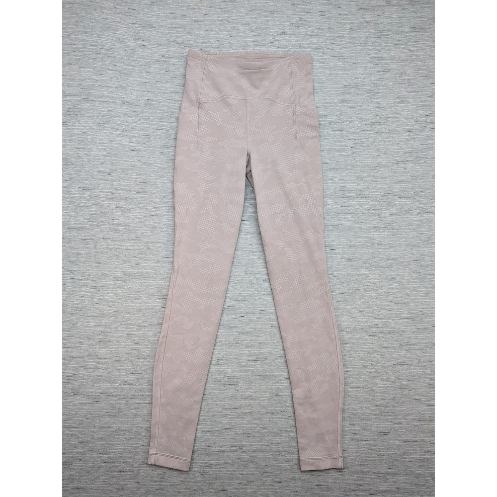Lululemon Pants‎ Womens 4 Pink Camo Wunder Under High Rise Yoga Leggings Gym